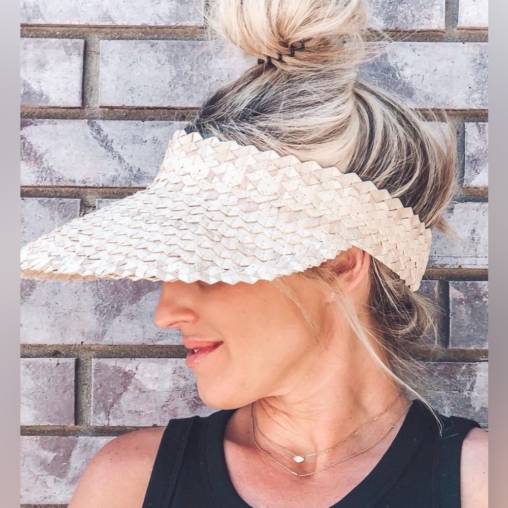Local Beach Playa Straw Visor
